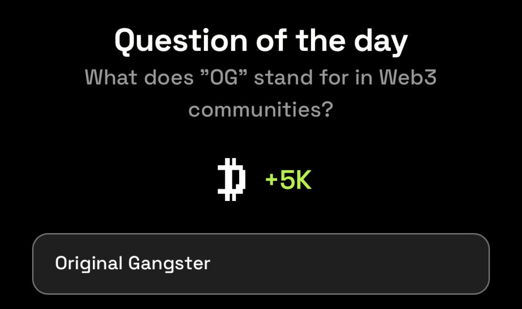 Question of the Day 