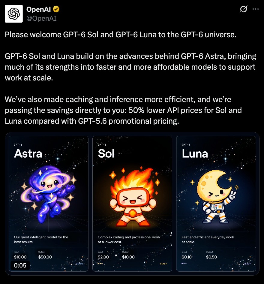 OpenAi Official Tweet