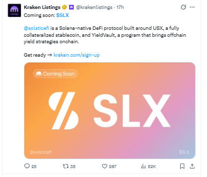 Kraken Listing Coming soon