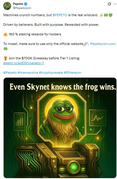 Machines crunch numbers, but $PEPETO is the real wildcard