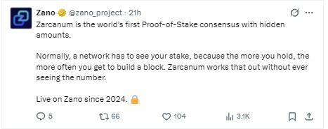 A recent post from Zano team A recent post from Zano team