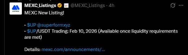 Superform Airdrop Listing on MEXC