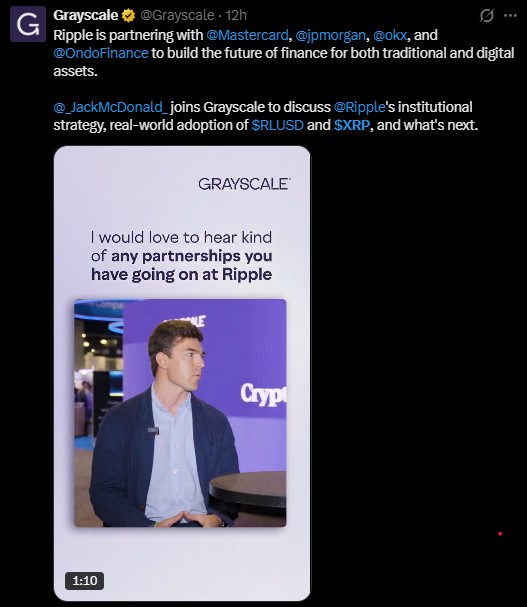 Ripple confirmed partnerships with Mastercard, JPMorgan, OKX