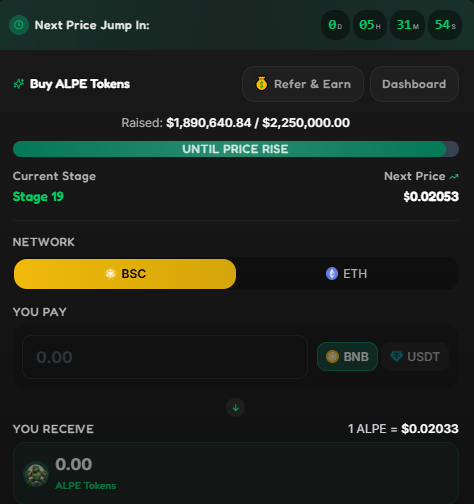 AlphaPepe Presale Update