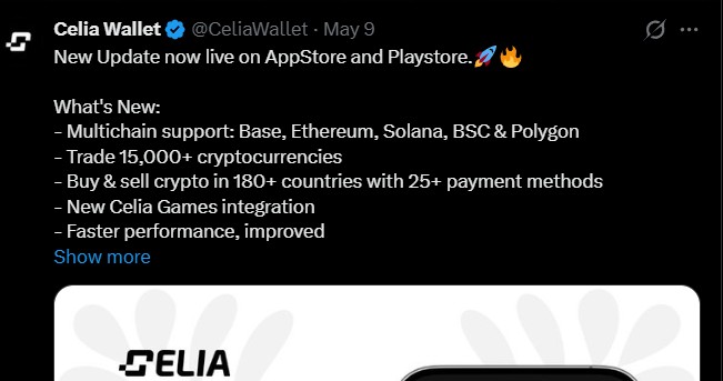 Celia Wallet "New Update"
