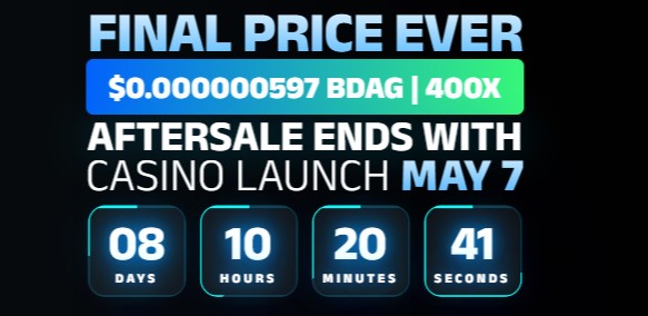 BlockDAG Aftersale end countdown