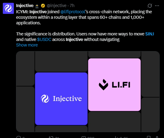 injective latest news on x