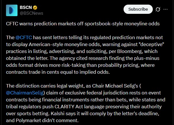 Reactions to this prediction market news