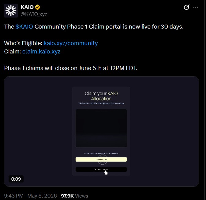 Airdrop Is Live: Token Claim Available Before June 5