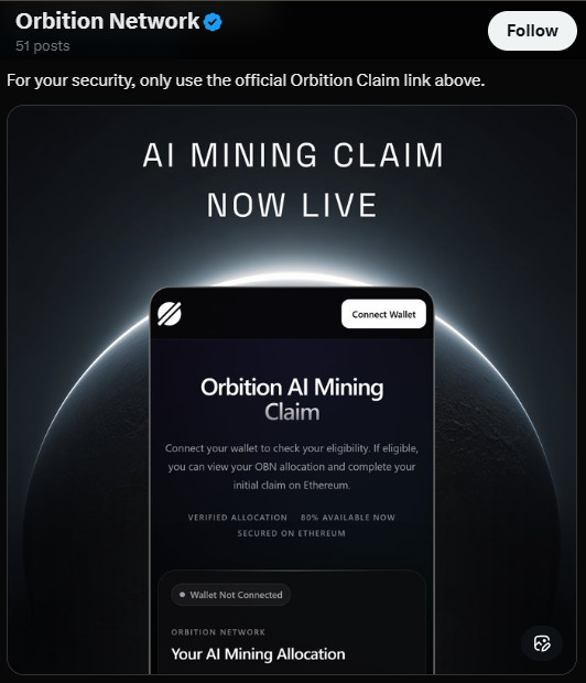 Orbition Network Presale