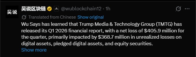 Trump Media & Technology Group posted a net loss