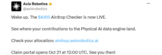 Axis Robotics crypto airdrop Axis Robotics crypto airdrop