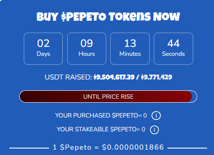 pepeto token launch soon