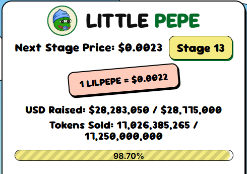 little pepe presale price