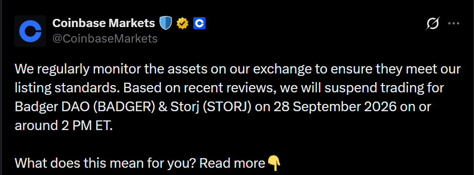 Coinbase X announcement Coinbase X announcement