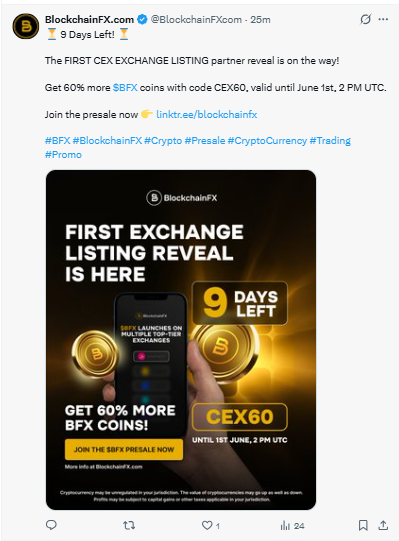BlockchaibnFx 9 days left