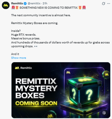 Remittix Mystery Boxes Remittix Mystery Boxes