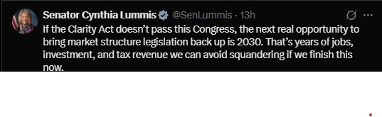 Senator Cynthia Lummis recently noted that