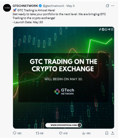 Gtec Listing on 30 may