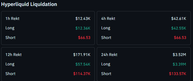 Hyperliquid Liquidation Data Today Hyperliquid Liquidation Data Today