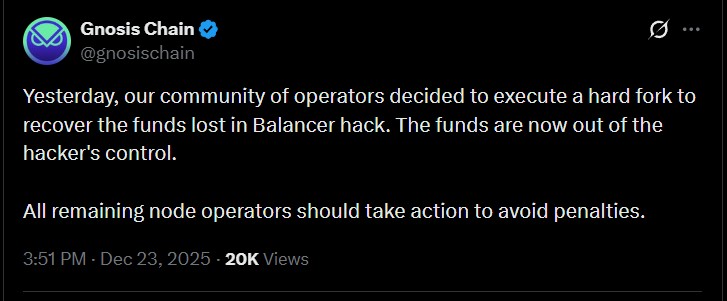 Gnosis Chain hard fork