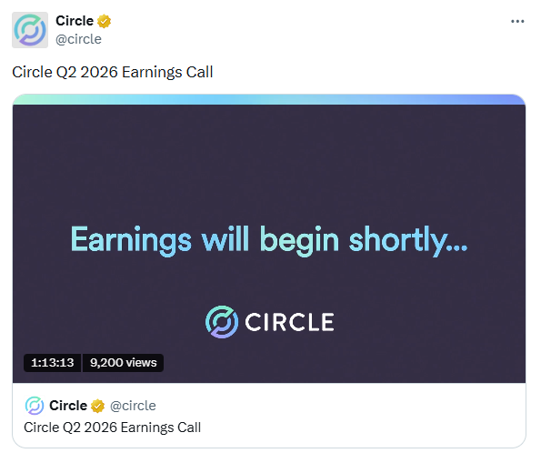 circle q2 earnings 2026