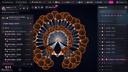 SIREN Token Wallet Cluster