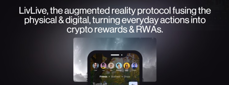 livlive official website , turn real activity to crypto rewards