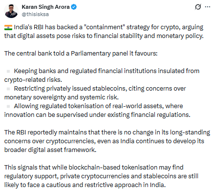 On 2 July, RBI officials briefed Parliament's Standing