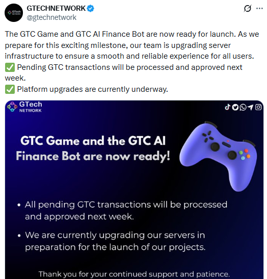 GTC game and GTC AI finance bot