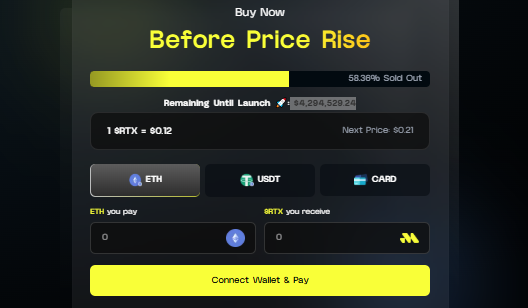 Remittix Presale Dashboard