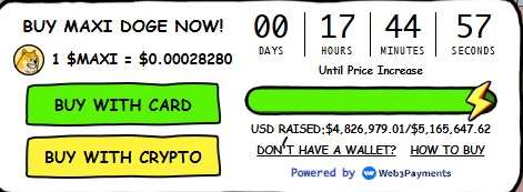 Maxi Doge Presale Update