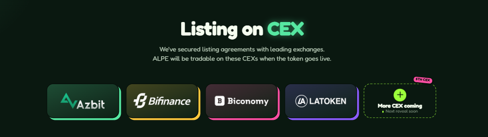 AlphaPepe CEX Listing AlphaPepe CEX Listing