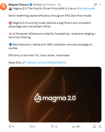 Magma 2.0 launch announcement image crypto update