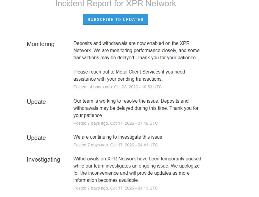 Official XPR Page Official XPR Page