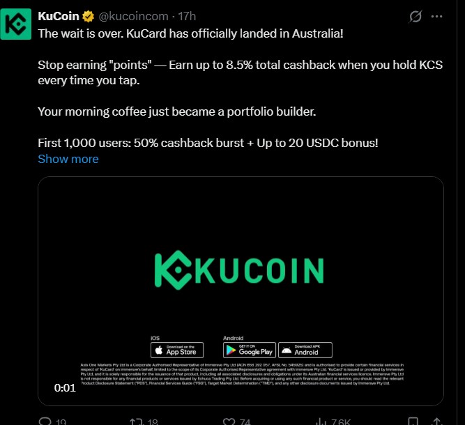Kucoin Latest Launch Kucard