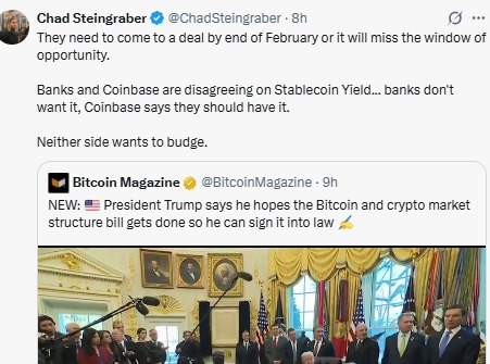White house Crypto Bank Talks