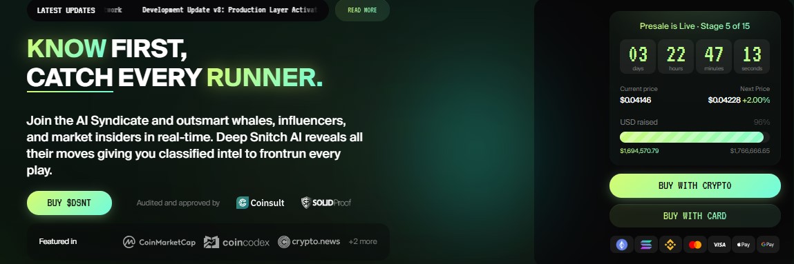 DeepSnitch AI presale