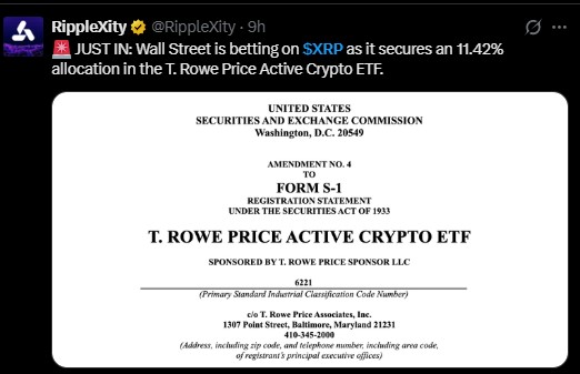 T. Rowe Price Active Crypto ETF T. Rowe Price Active Crypto ETF