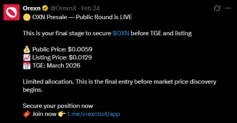 OXN Presale