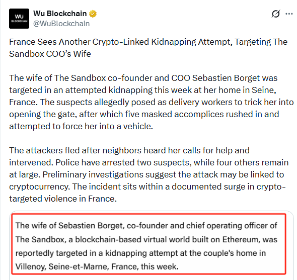 france sees another crypto kidnapping