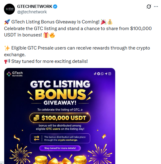 GTech Network Listing Bonus GTech Network Listing Bonus