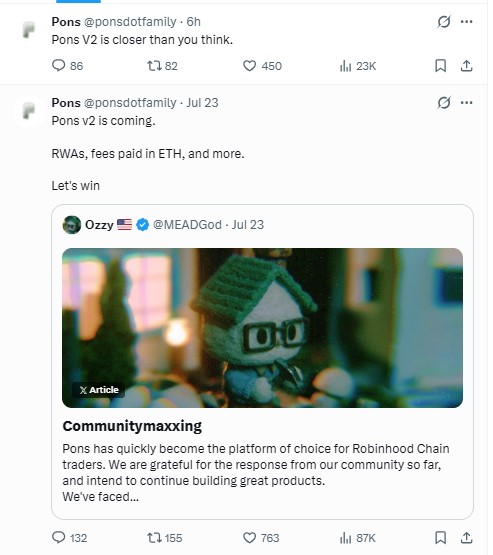 The Pons V2 announcement thread
