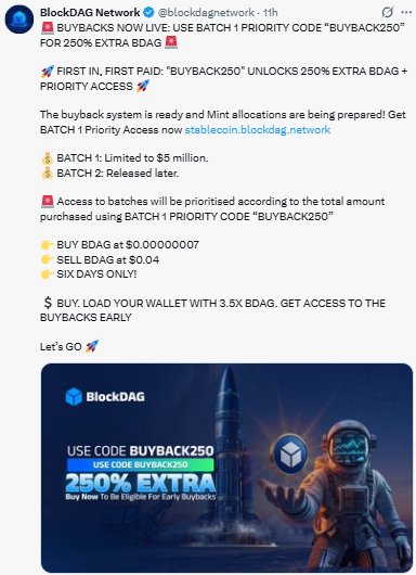 unlocking "250% extra BDAG plus priority access unlocking "250% extra BDAG plus priority access