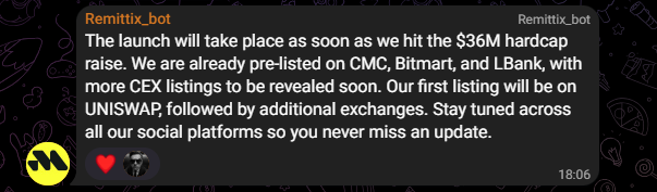 Remittix Official Launch Update Remittix Official Launch Update
