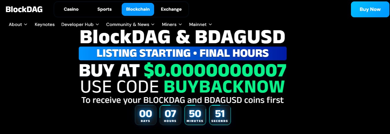 The BlockDAG Presale