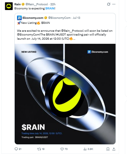 Rain Protocol Social Buzz Rain Protocol Social Buzz