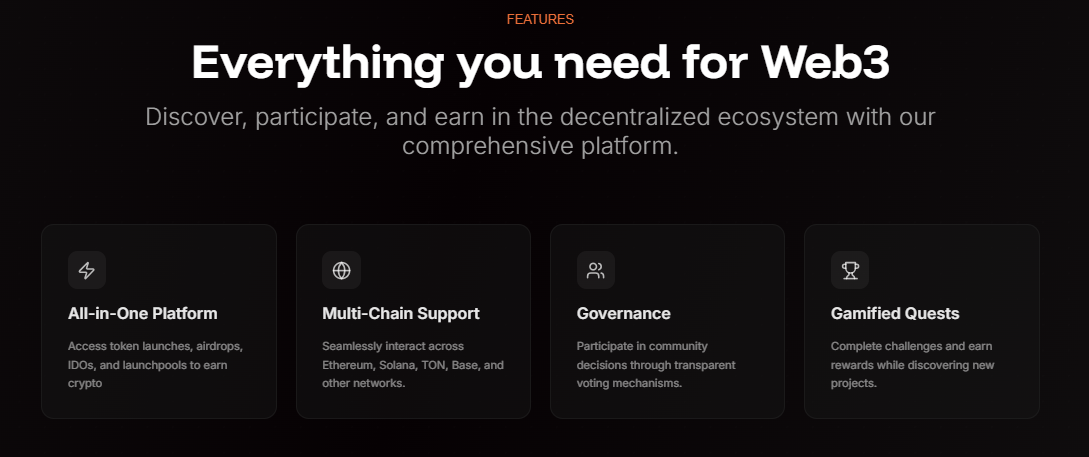 features of oxn token