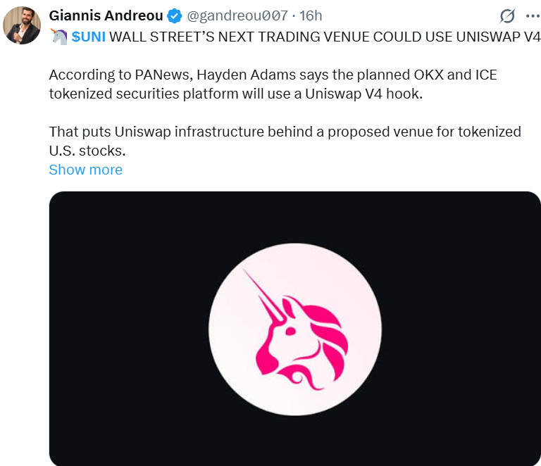 Uniswap News Today: Wall Street's Next Trading Venue? Uniswap News Today: Wall Street's Next Trading Venue?