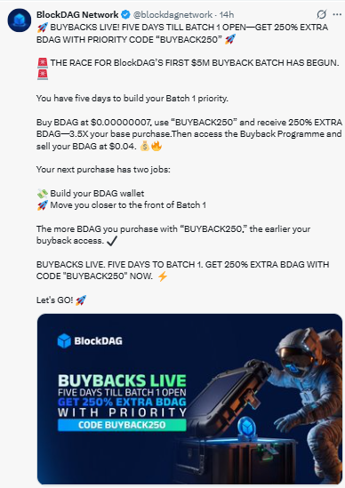 the race for BlockDAG's first $5M buyback batch the race for BlockDAG's first $5M buyback batch